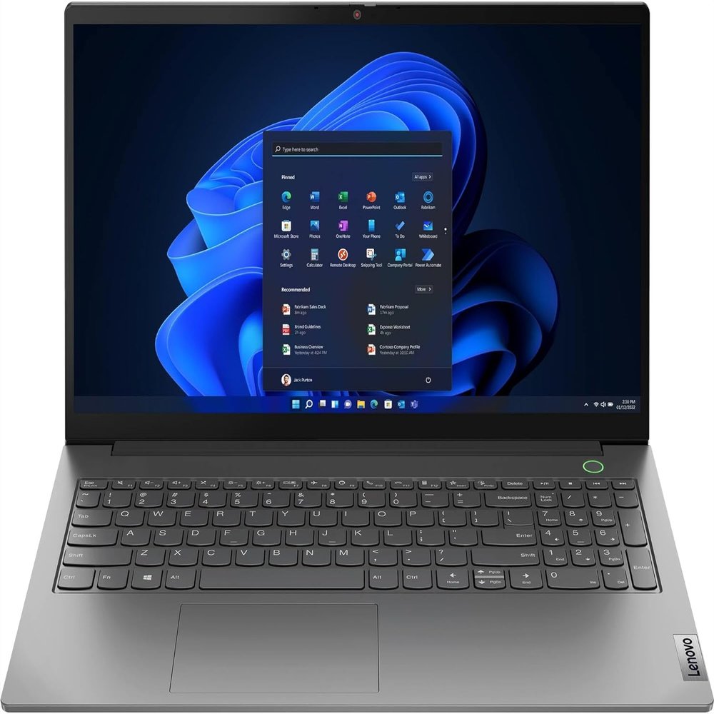 Lenovo ThinkBook 15 Gen 4 2023 Business Laptop 15.6"" FHD IPS 8-Core AMD Ryzen 7 5825U 16GB DDR4 512GB SSD AMD Radeon Graphics Wi-Fi 6 Fingerprint Win11 Pro w/ONT 32GB USB, Mineral Grey