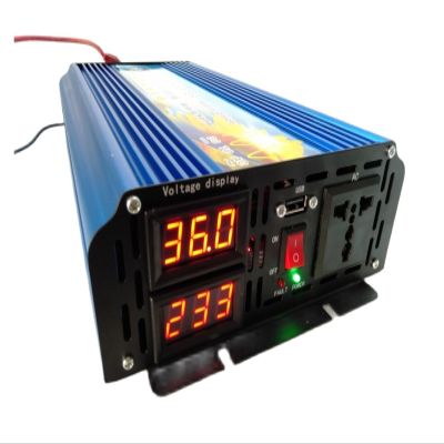 PDOLIGBDN 2500W 36V to 220V 50HZ Pure Sine Wave Dc to Ac Power Inverter (Color : 60HZ, Size : 12V-220-240V)