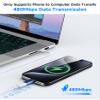 MFi Certified USB C to Lightning Adapter 2-Pack, 27W Fast Charging & Data Sync, Lightning to USB Type C Cable Adapter Compatible with iPhone 14/13/12/Pro/Max, iPad, AirPods, with Anti-Loss Lanyard view 3