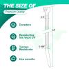 Long Zip Ties Heavy Duty 24 inch400 LBS Tensile Strength With Double Sided Toothed Super Durable Cable Ties Extra Large Wire Ties Adjustable Nylon Tie Wraps for Indoor Outdoor 100 Pack Green view 2
