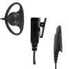 stdgove Radio Accessories Ear Piece Mic Ptt Earpiece Microphone Headset Earphone Audfonos for Motorola ht750 ht1250 ht1250ls ht 750 1250 gp328 gp340 MTX 1500 mtx9250 pr860(D Shape) view 1
