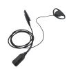 stdgove Radio Accessories Ear Piece Mic Ptt Earpiece Microphone Headset Earphone Audfonos for Motorola ht750 ht1250 ht1250ls ht 750 1250 gp328 gp340 MTX 1500 mtx9250 pr860(D Shape) view 2