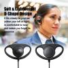 stdgove Radio Accessories Ear Piece Mic Ptt Earpiece Microphone Headset Earphone Audfonos for Motorola ht750 ht1250 ht1250ls ht 750 1250 gp328 gp340 MTX 1500 mtx9250 pr860(D Shape) view 4