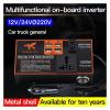 PDOLIGBDN 2 in 1 Car Mounted Inverter 12V-24V to 110V-220V Socket Power Converter Cars Socket Multifunctional USB 3.1 Fast Charging, Black view 3