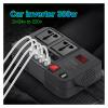 QQAMOGNNK Portable Car Power Inverter DC 12V to AC 220V 300W Converter 4USB Charger Power Adapter Outlet Socket Auto Accessories view 3