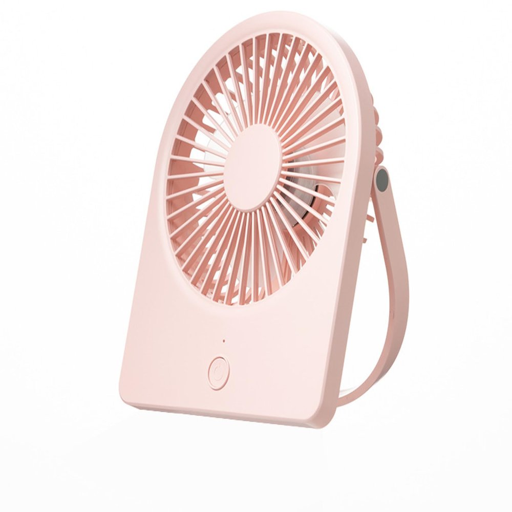 burqu USB desktop mini slim portable wall fan, 170*135*35.5mm, pink plug-in