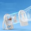 burqu USB desktop mini slim portable wall fan, 170*135*35.5mm, pink plug-in view 3