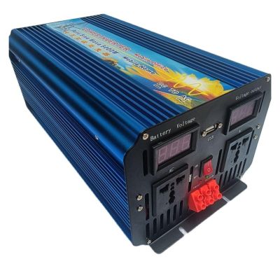 PDOLIGBDN 5KW 5000W DC 12V to AC 220V 230V 240V 50HZ Dual Digital Display Pure Sine Wave Inverter (Color : 60HZ, Size : 48V-220-240V)