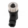 Eonvic M12 4 Pin Female Connector, 12mm A Code Right Angle Industrial Circular Connector, Unshiled Field Assembly Wireable Sensor IP67 250V 4A AC/DC 2pcs view 2
