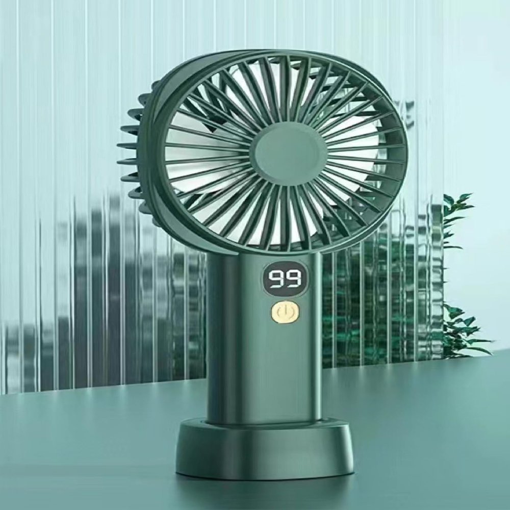 burqu Silent high Wind Power Rechargeable Desktop USB mini Handheld Fan