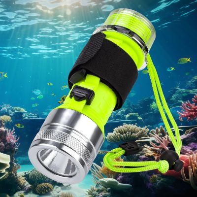 BlueFire Diving Flashlight, 1500 Lumen Scuba Diving Light, 3 Modes Underwater IPX8 Waterproof LED Flashlight,Night Dive Torch Submersible Light for Outdoor Under Water Sports