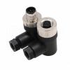 Eonvic Right Angle M12 5 Pin Male & Female A Code Circular Aviation Plug Industrial Sensor Connector Waterproof 12mm Connector Plug Cable Adapter for NMEA 2000 Field Installable Garmin Networks view 1