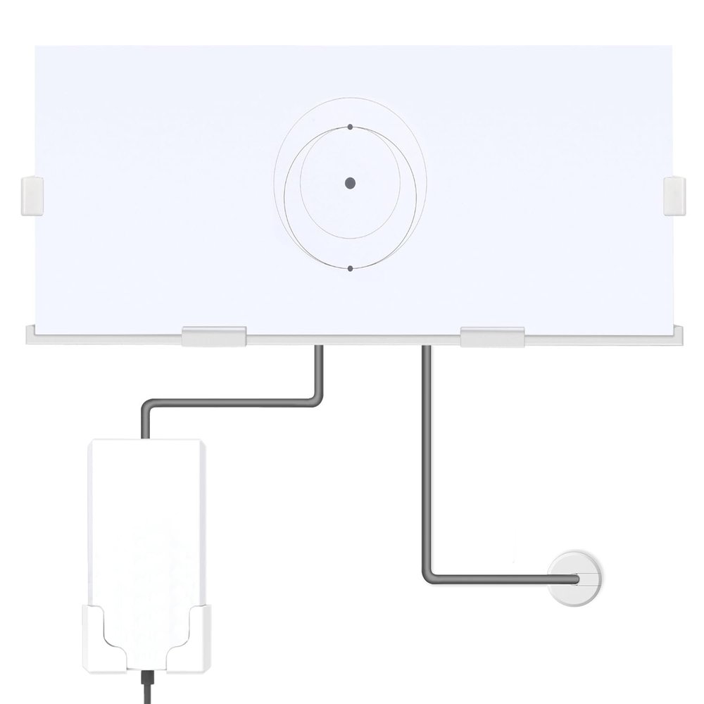 Wall Mount for Starlink Gen 3 Router Mount and Starlink Cable Wrap Cord Back Mounting Kits Including StarLink Gen3 Router Wall Mount,Starlink Power Supply Mount,Cable Grommets Bushing