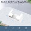 Wall Mount for Starlink Gen 3 Router Mount and Starlink Cable Wrap Cord Back Mounting Kits Including StarLink Gen3 Router Wall Mount,Starlink Power Supply Mount,Cable Grommets Bushing view 3