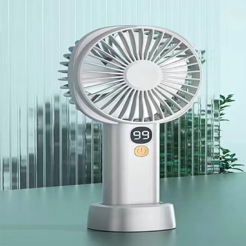 burqu Silent high Wind Power Rechargeable Desktop USB mini Handheld Fan