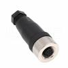 Eonvic 2PCS M12 5 Pin Female A Code Circular Aviation Plug Industrial Sensor Connector 60V 4A Waterproof Straight 12mm Connector Plug Cable Adapter view 2