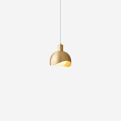 TONFON OJRGG Minimalist Style Chandelier Indoor All-Copper E27 Pendant Light Black/Gold Finish Design Ceiling Light Fixture for Kitchen Island Living Room Bedroom Bedside Dining Room Hallway(Gold)