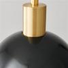TONFON OJRGG Minimalist Style Chandelier Indoor All-Copper E27 Pendant Light Black/Gold Finish Design Ceiling Light Fixture for Kitchen Island Living Room Bedroom Bedside Dining Room Hallway(Gold) view 3