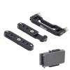 DirectNine Basics Nitze Ninja V NATO Rails Mounting Plates Kit with HDMI Cable Clamp, Compatible with Atomos Ninja V 5 Monitor, blak view 1