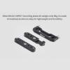 DirectNine Basics Nitze Ninja V NATO Rails Mounting Plates Kit with HDMI Cable Clamp, Compatible with Atomos Ninja V 5 Monitor, blak view 3