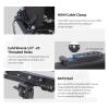 DirectNine Basics Nitze Ninja V NATO Rails Mounting Plates Kit with HDMI Cable Clamp, Compatible with Atomos Ninja V 5 Monitor, blak view 4