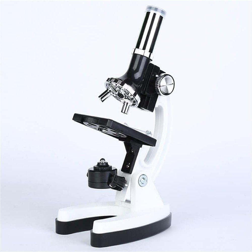 aiqiua Microscope 1200 Times Scientific Experiment, High Magnification Professional Biology Teaching Microscope Discover New Wonders (Color : Blue)