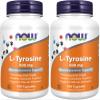 NOW Supplements, L-Tyrosine 500 mg, Supports Mental Alertness*, Neurotransmitter Support*, 120 Capsules (Pack of 2) view 1