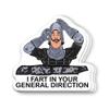 Thanhthanh Style (3Pcs) French Soldier Monty Python I Fart in Your General Direction Vinyl Sticker 3 Inch for Water Bottle, Tumbler, Laptop, Hat, Phone Case view 1