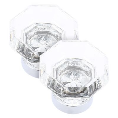 CETEOR Drawer Handles and knobs, 2pcs Diamond Crystal Kitchen Indoor Door Knob Pull Gold Knobs Bedroom Knob Cabinet Clear Knob Furniture K5 (Color : Transparent, Size : 3.6x3.5cm)