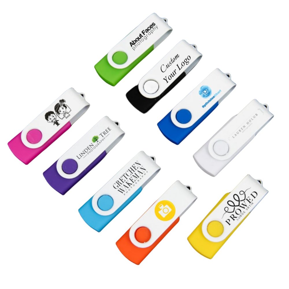 10 PCS 4GB Custom USB 3.0 Flash Drive for Photography,Customized USB Flash Memory Stick with Personalized Logo Gift for Wedding/Company/Party/Festival/Graduation (4GB(USB 3.0), 10 PCS)