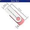 10 PCS 4GB Custom USB 3.0 Flash Drive for Photography,Customized USB Flash Memory Stick with Personalized Logo Gift for Wedding/Company/Party/Festival/Graduation (4GB(USB 3.0), 10 PCS) view 2