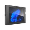Compulocks Surface Go 1-4 Apex Enclosure Wall Mount, Heavy Duty Secure and Stylish Tablet Mounting Solution with Lockable Design  Ideal for Home, Office, Schools, and Hospitals - Black view 1