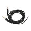Aviation Headset Replacement Cable, Replacement Aviation Headset Cable for Pilot Dual GA Plug Aviation Headphone DIY Cable 6.6ft view 1