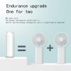 BUPEI New Handheld Small Fan Portable Creative Mini Three Speed Adjustable Solid Color Charging Small Fan (Color : SmallfanA04) view 4