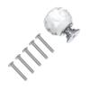CETEOR Drawer Handles and knobs, Crystal Draw Knob 4pcs Crystal Glass Knobs Dresser Crystal Door Knob Doorknobs for Interior Door Simple Indoor view 1