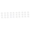 Drawer Handles and knobs, 6pcs Paste Crystal Crystal Cabinet Knobs Glass Knobs Glass Door Knob Glass Vanity Ball Shaped Cabinet Home Cabinet Knobs (Color : Transparentx5pcs, Size : 5X2.8X2.1CMx5pcs view 1
