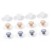 drawer handles and knobs, 12 pcs Knobs Stick-on Self Self- Kitchen Push with Needed Drill Free Sticker Acrylic Crystal Pull Door Cabinet Clear Hook Towel Bathroom Punching Dresser ( Color : X5pcs , Si view 1