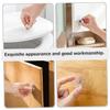 drawer handles and knobs, 12 pcs Knobs Stick-on Self Self- Kitchen Push with Needed Drill Free Sticker Acrylic Crystal Pull Door Cabinet Clear Hook Towel Bathroom Punching Dresser ( Color : X5pcs , Si view 4