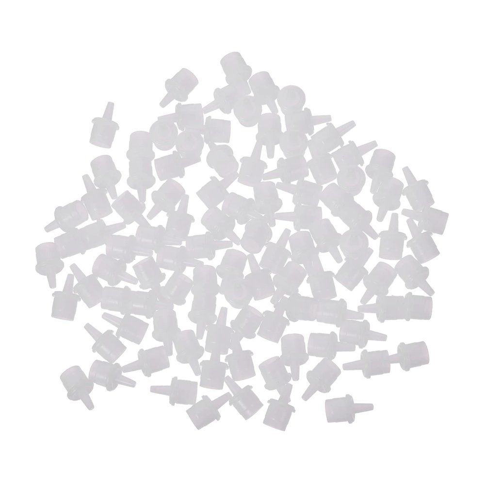 100Pcs Plastic Eyelash Glue Bottle Nozzle Caps for Salon Use