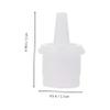 100Pcs Plastic Eyelash Glue Bottle Nozzle Caps for Salon Use view 3