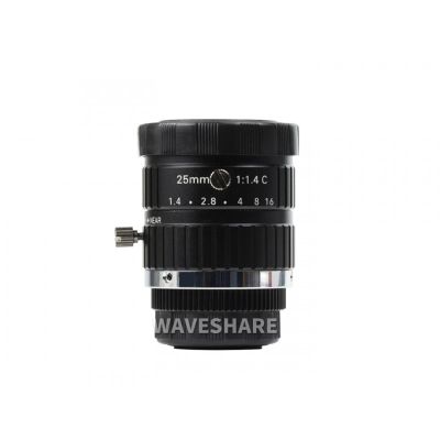 TUOPUONE 25mm Quality Industrial Telephoto Lens Compatible with Raspberry Pi Quality Camera Multi Field Angle C-Mount