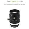 TUOPUONE 25mm Quality Industrial Telephoto Lens Compatible with Raspberry Pi Quality Camera Multi Field Angle C-Mount view 4