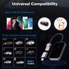 Wireless Carplay Adapter 2024 for Apple iPhone and for Android Auto Bluetooth - Best Mini Adapter - Smart Dongle - Wire to Wireless - Plug and Play Carplay view 2