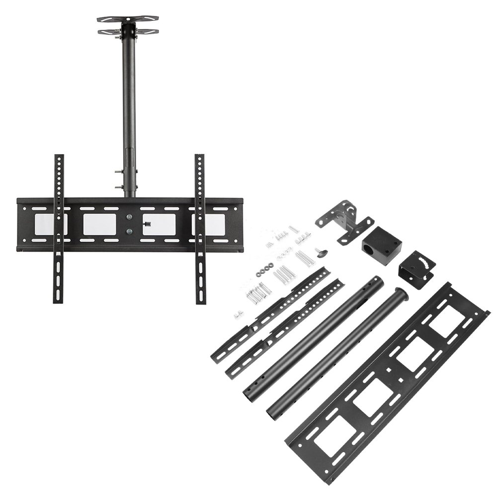Depisuta Ceiling TV Mount, 360 Degree Rotatable Full Motion TV Bracket Adjustable Hanging TV Mount Adjustable Mount Bracket with Swivel, Tilt for 32 to 85 Inch Flat Screen Display, Depisuta8odm4vh0zc