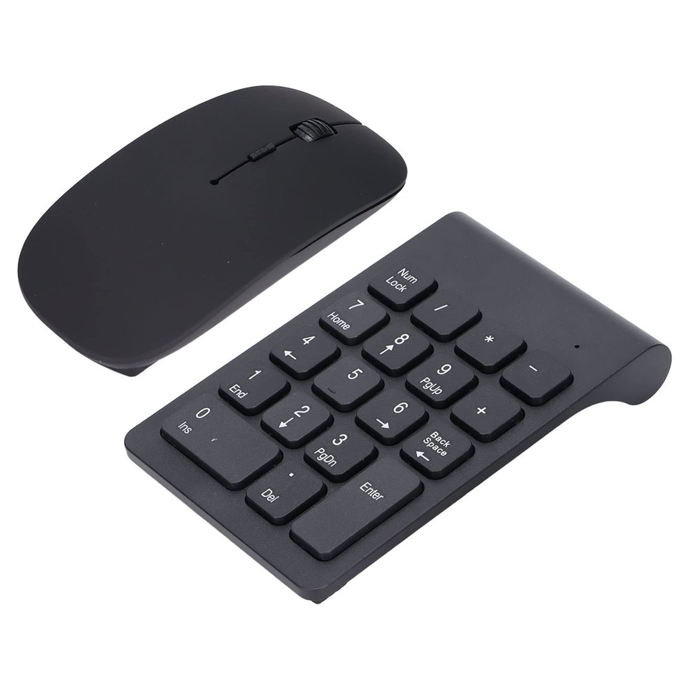 Estink Number Pad and Mouse, USB Number Pad and Mouse Combination 2.4G Plug and Play 1200 DPI Portable for Home and Office