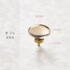 CETEOR Drawer Handles and knobs, 6 Pack Dove Egg Crystal Handle Golden Wardrobe Door Brass Knob Drawer Pure Copper Handle Cube-Transparent (Color : Pigeon Eggs Champagne Gold) view 2