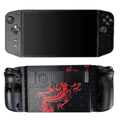 Gaming Skin Compatible with Lenovo Legion Go - Red Dragon - Premium 3M Vinyl Protective Wrap Decal Cover - Easy to Apply | Crafted in The USA by MightySkins