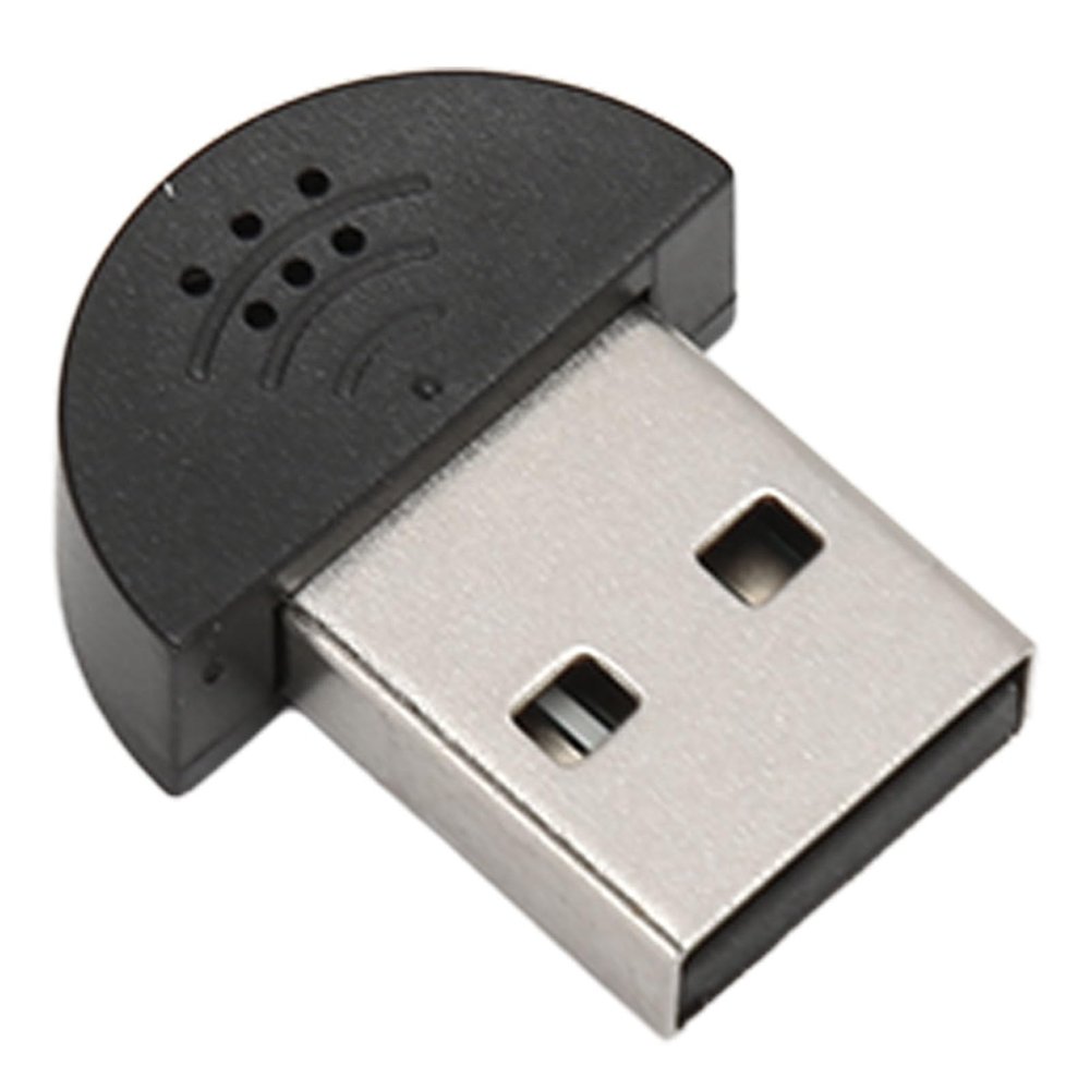 Yanmis Mini USB Microphone, Plug and Play, 360 Degree Omnidirectional, Portable Mini USB 2.0, Noise Reduction, Professional Network Microphone for Internet Chatting and Recording