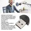 Yanmis Mini USB Microphone, Plug and Play, 360 Degree Omnidirectional, Portable Mini USB 2.0, Noise Reduction, Professional Network Microphone for Internet Chatting and Recording view 2