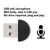 Yanmis Mini USB Microphone, Plug and Play, 360 Degree Omnidirectional, Portable Mini USB 2.0, Noise Reduction, Professional Network Microphone for Internet Chatting and Recording view 4